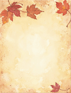 Fall Border Paper - Fall Paper with Border | Great Papers
