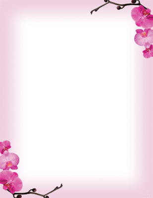 Orchid Design Paper - Paper with Orchid Design | Great Papers